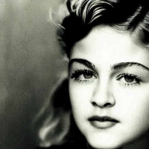 Prompt: still of young madonna. photographer is paulina duczman