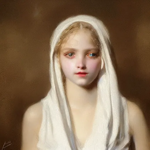 Image similar to a very very beautiful portrait of a girl on fire!!! dressed in white greek burning!!! robes!!! by charles amable lenoir, highly detailed, intricate, sharp focus, award winning art, trending on artstation