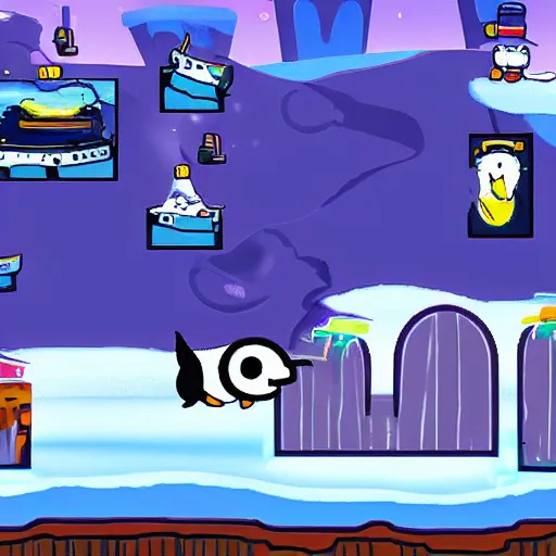 Image similar to this penguin game is the most popular steam game ever
