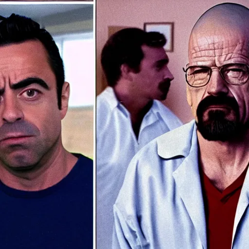 Image similar to xavi hernandez as walter white in breaking bad