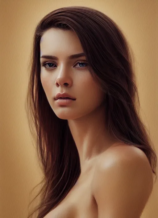 Image similar to photo of a gorgeous young woman in the style of stefan kostic, realistic, coy, sharp focus, 8 k high definition, insanely detailed, intricate, elegant, art by david cronenberg and stanley lau and artgerm