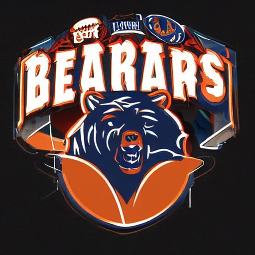 Prompt: A logo for the Bears Rugby team , vector logo, graphic design, NFL, NBA, Baseball