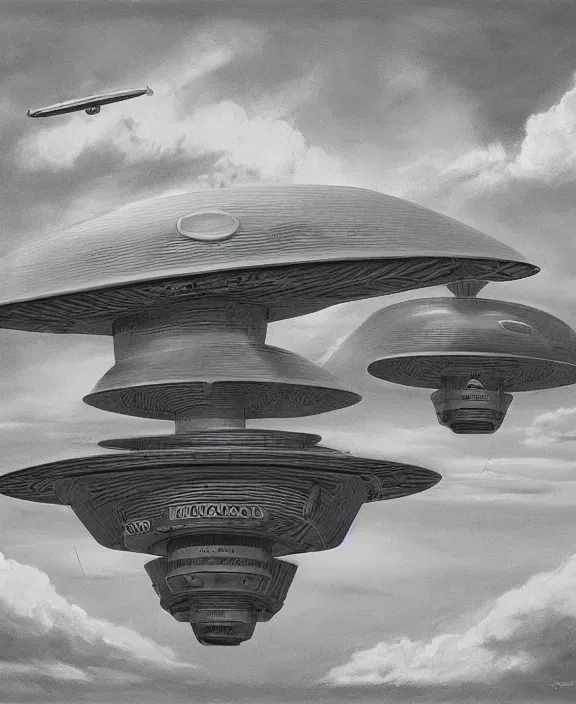 Prompt: nazi ufos by denys tsiperko and bogdan rezunenko, hyperrealism