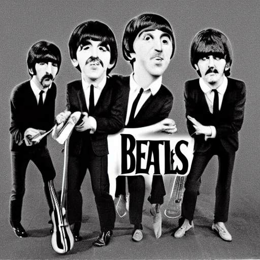 Prompt: Beatles the band Beatles insects