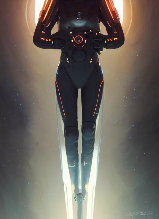 Prompt: symmetry!! portrait of space soldier, tech wear, scifi, glowing lights!! intricate elegant, highly detailed, oil painting, artstation, concept art, smooth, sharp focus, illustration, art by artgerm and greg rutkowski and alphonse mucha