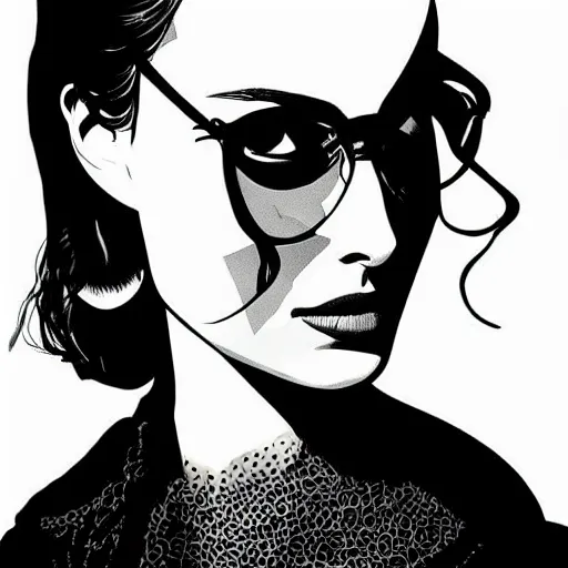 Prompt: “Natalie Portman, full color, mcbess poster, super detailed image””