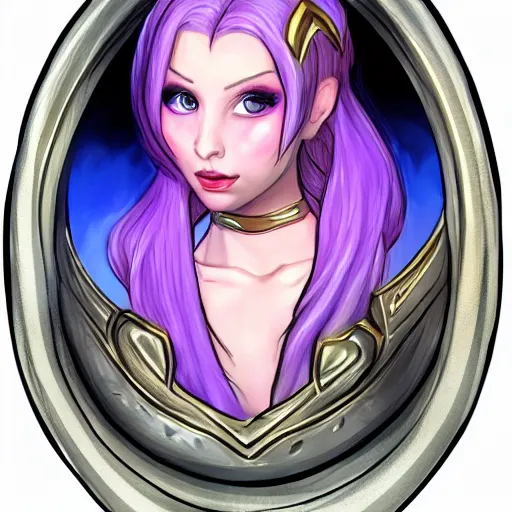 Prompt: portrait of lux from league of legends, art by greg ruthkowski