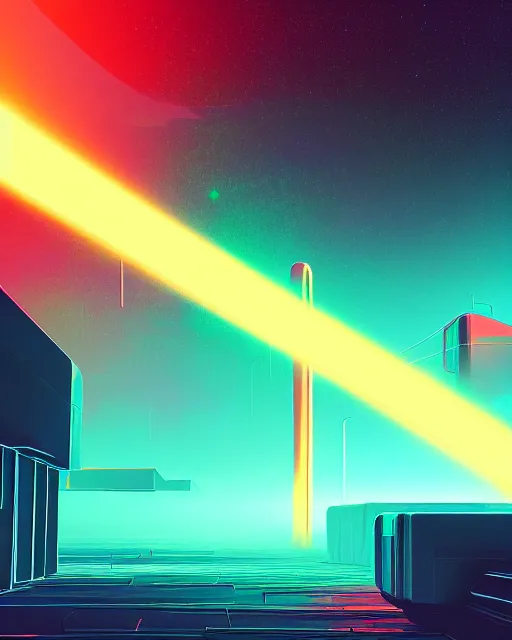 Image similar to Minimalist simulated digital world, sparks of light, scifi, global illumination, unique landscape, fine details, perfect, 8k high detail, masterpiece, trending on ArtStation, by Alena Aenami, Petros Afshar, Liam Wong