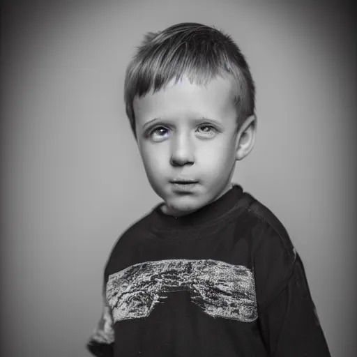 Image similar to portrait of a small boy by antti karppinen