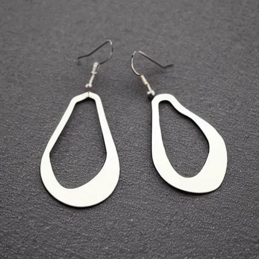 Image similar to “minimalistic beautiful earring design simple shapes”