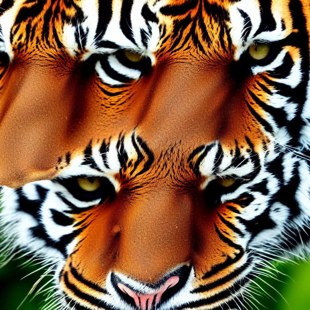 Image similar to tiger head, close up photo