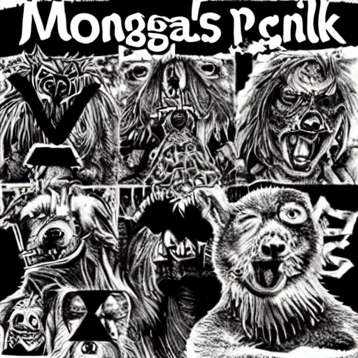 Image similar to mongrels, punk, thrash, stress, highspeed