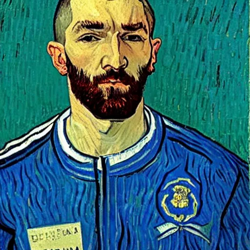 Image similar to benzema by van gogh