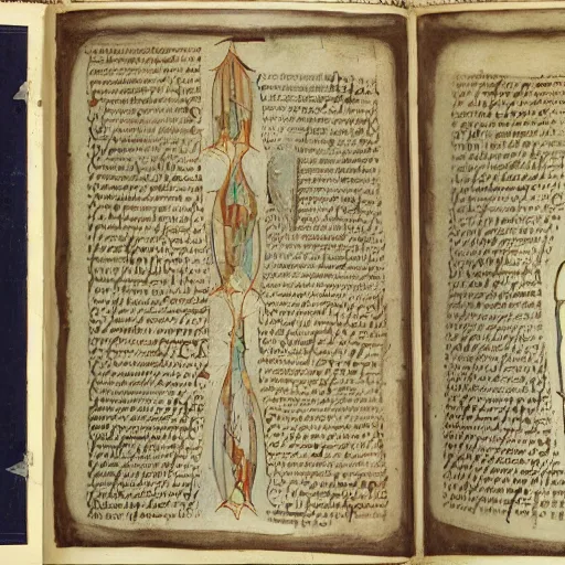 Prompt: illustrations from the newly discovered 2nd volume of the Voynich manuscript