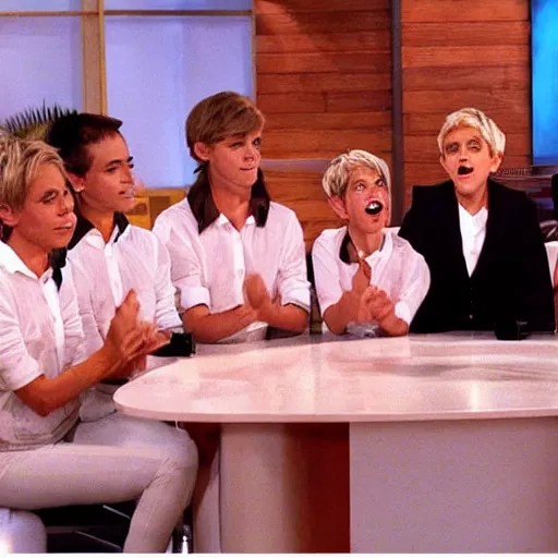 Image similar to the elen degeneres show satanic cult ritual