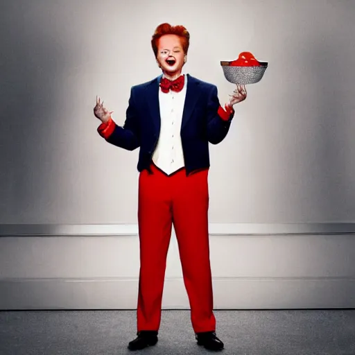 Image similar to conan o'brien as ronald mcdonald