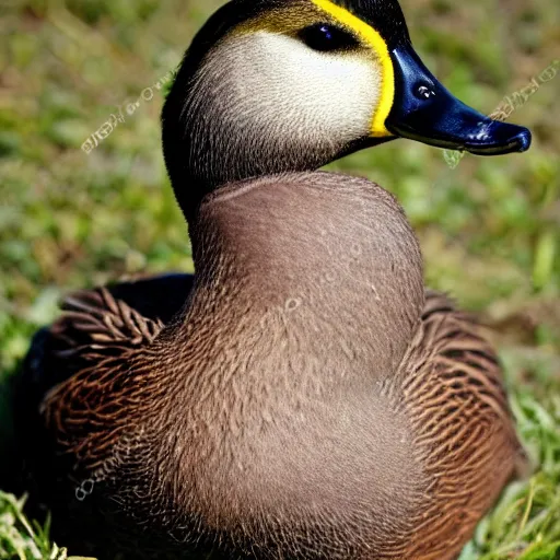 Prompt: photogenic duck