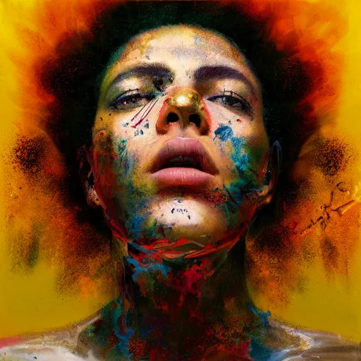 Image similar to euphoria album art cover by sam spratt