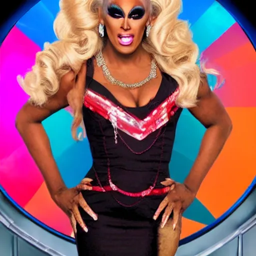 Image similar to ben shaprio competing on ru paul's drag race