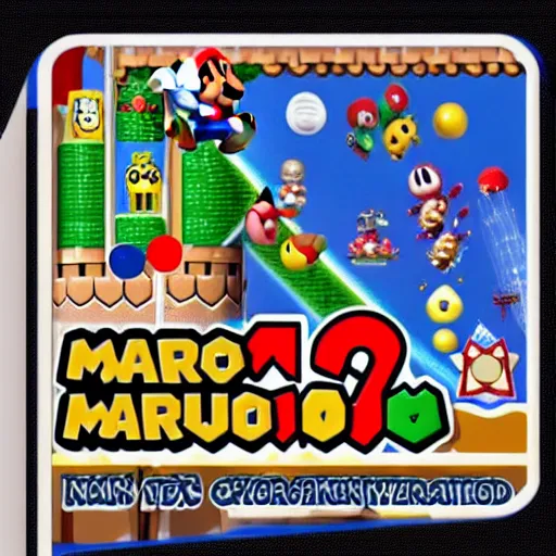 Prompt: super mario crazy award winning nobel prize