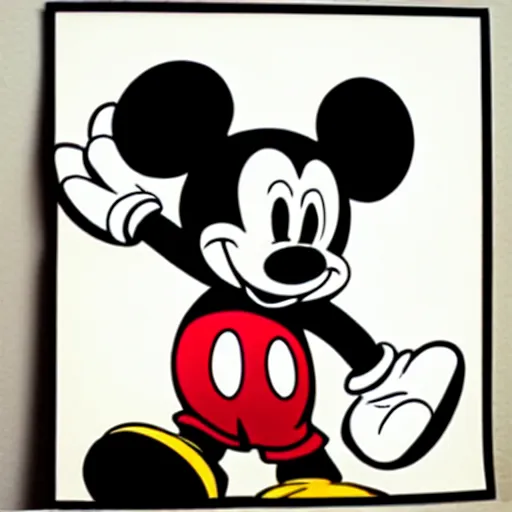 Image similar to ultra realistic mickey mouse