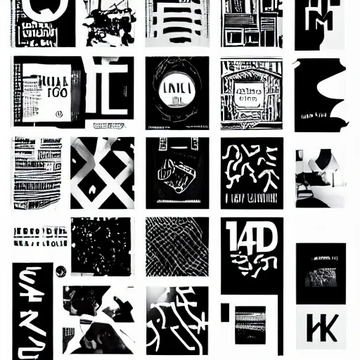 Image similar to black on white graphic design in style of david rudnick, eric hu, y 2 k,