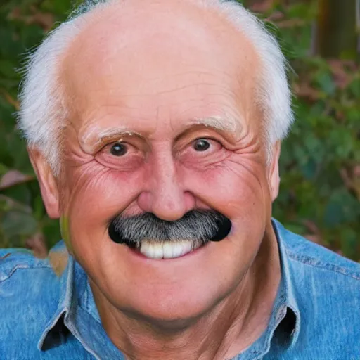 Image similar to portrait of hide the pain harold, accurate and detailed, stock photo, realistic, 8k, Canon DLSR