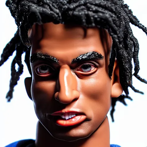 Prompt: playboi carti as a action figure 4 k detailed super realistic