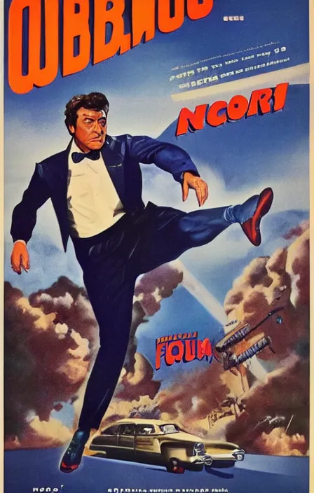 Image similar to columbo in 1 9 5 0 s pulp sci - fi movie poster, retrofuturism, highly detailed, mgm studios, david klein, reynold brown