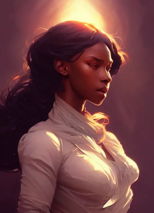 Image similar to ultra realistic illustration, handsome black women. intricate, elegant, highly detailed, digital painting, artstation, concept art, smooth, sharp focus, illustration, art by artgerm and greg rutkowski and alphonse mucha and wlop