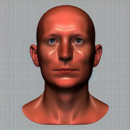 Prompt: uv texture unwrap of a human's face 3d model