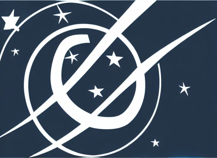 Image similar to vector car logo in space