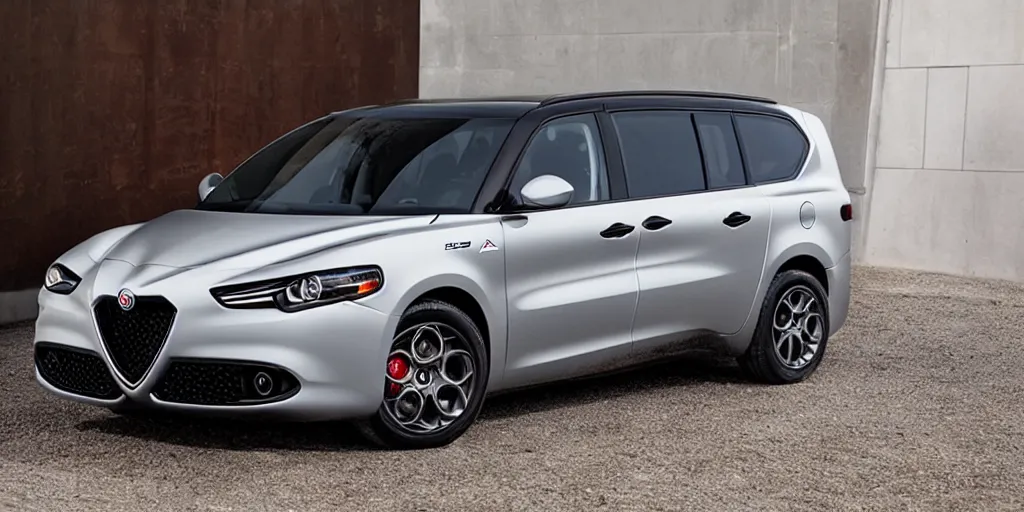 Image similar to 2022 Alfa Romeo Minivan