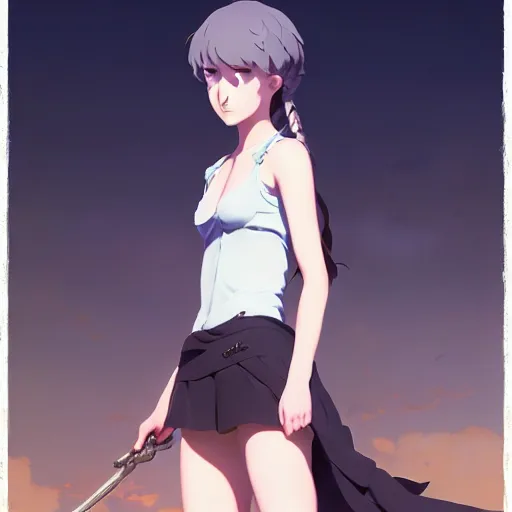 Image similar to a film still portrait of a 2 0 year old kate winslett, finely detailed features, perfect art, at an ancient city, gapmoe yandere grimdark, trending on pixiv fanbox, painted by greg rutkowski makoto shinkai takashi takeuchi studio ghibli, akihiko yoshida