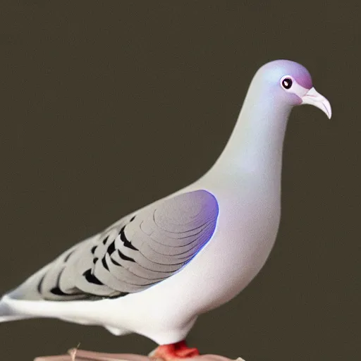 Image similar to pigeon with long beak and big feet, photograph