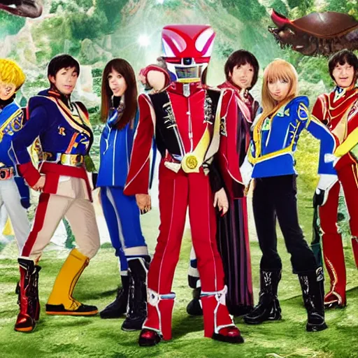 Prompt: goseiger