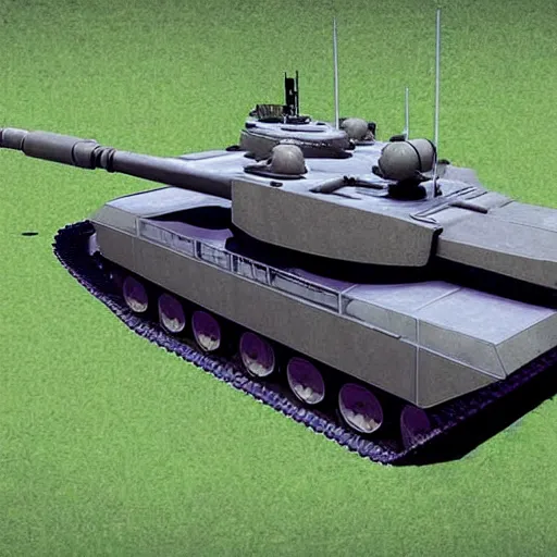 Image similar to futuristic battle tank