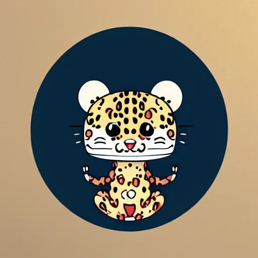 Image similar to A very beautiful sticker art of a leopard gecko cat, cute, white background, high quality, smooth lines, trending on ArtStation, anime, art by aleksagosto and kitschykawaii, Instagram
