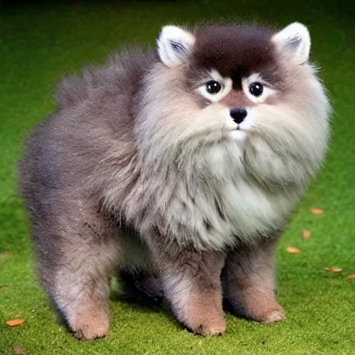 Image similar to The most fluffy cute animal in the world