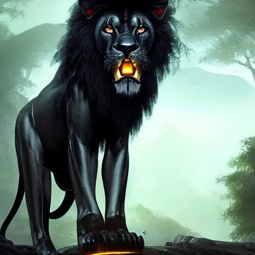 black panther lion hybrid