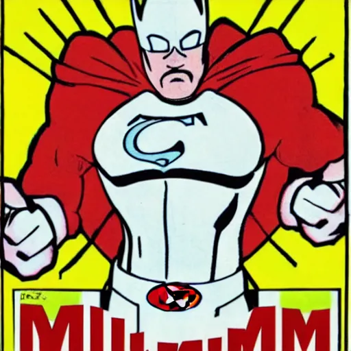 Prompt: milk man in the style of dc comics