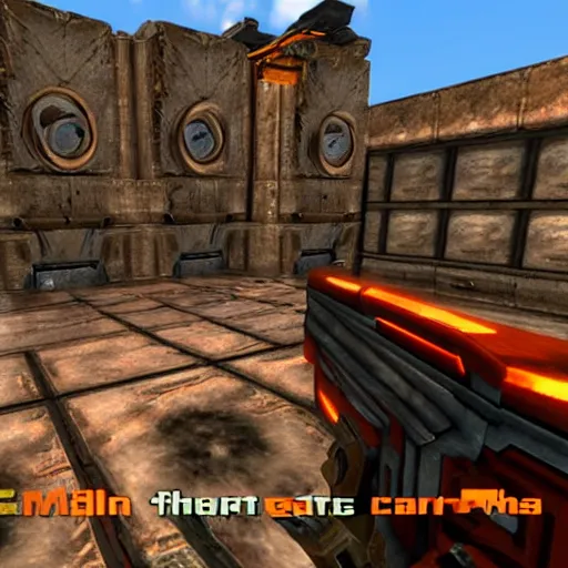 Prompt: john carmack plays quake 3 arena