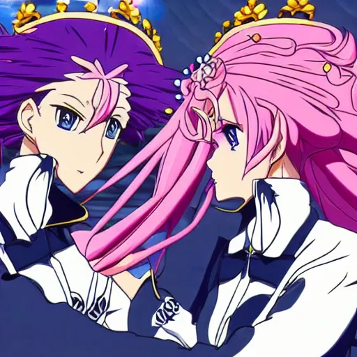 Prompt: utena tenjou anime