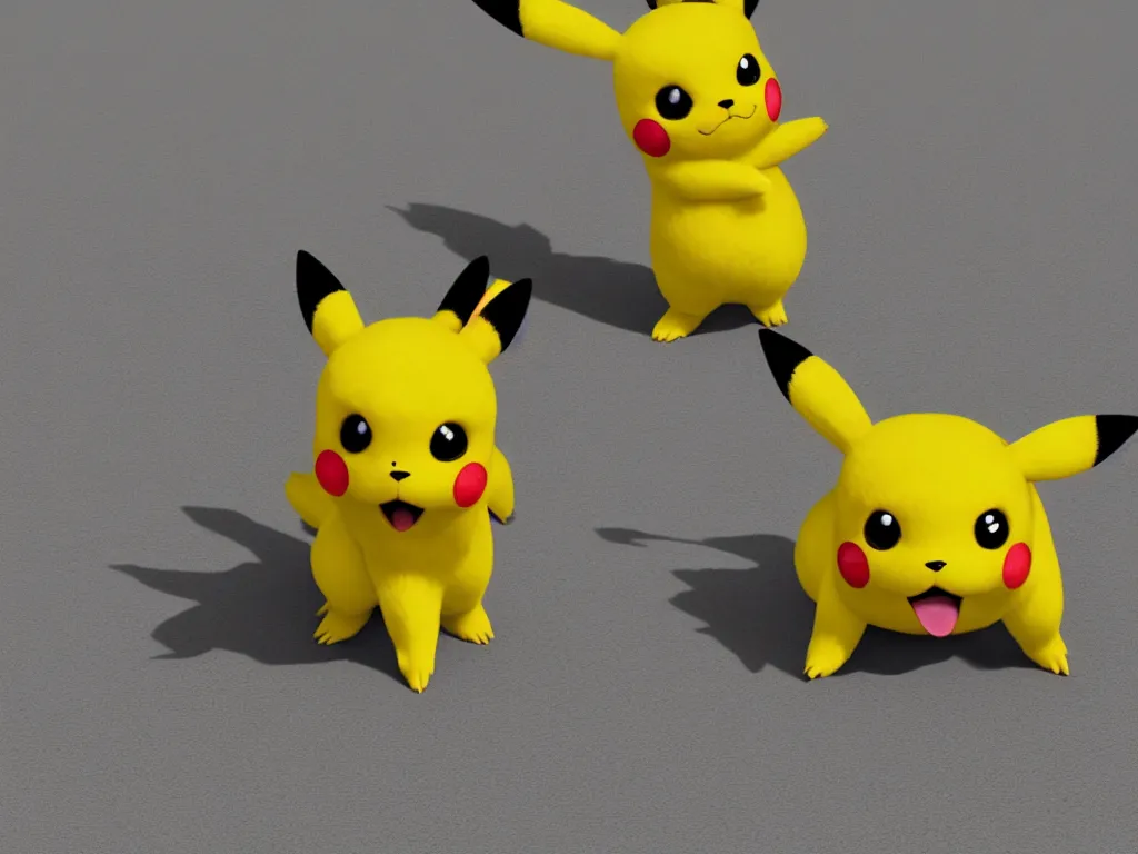 Image similar to furry Pikachu in real life, 8k resolution, ultrarealistic