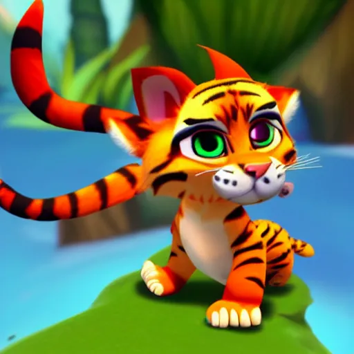 Image similar to Tiny Tiger form crash bandicoot