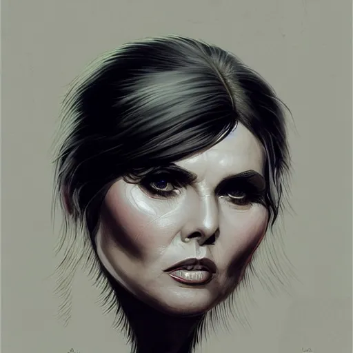 Image similar to a portrait of a younger debbie harry as a sorceress, urban motifs, intricate, elegant, highly detailed, digital painting, trending on artstation, concept art, smooth sharp focus, illustration, art by artgerm and greg rutkowski