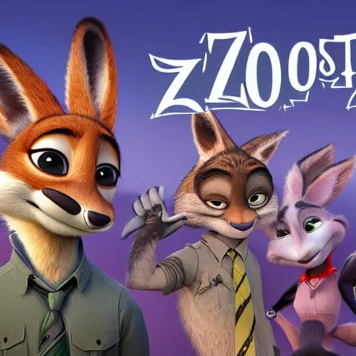 Image similar to zootopia but violent