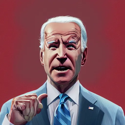 Prompt: cinematic portrait of Joe Biden as Tyler Durden. Centered, uncut, unzoom, symmetry. character illustration. Surreal render, ultra realistic, zenith view. Polished. Inspired by patricio clarey, heidi taillefer scifi painter glenn brown. Extremely ornated. artstation, cgsociety, unreal engine, ray tracing, detailed illustration, hd, 4k, digital art, overdetailed art. Dslr, tiltshift, dof. 64megapixel. complementing colors. Trending on artstation, deviantart,