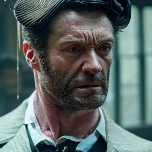 Image similar to Wolverine in Peaky Blinders very detailed 4K quality super realistic