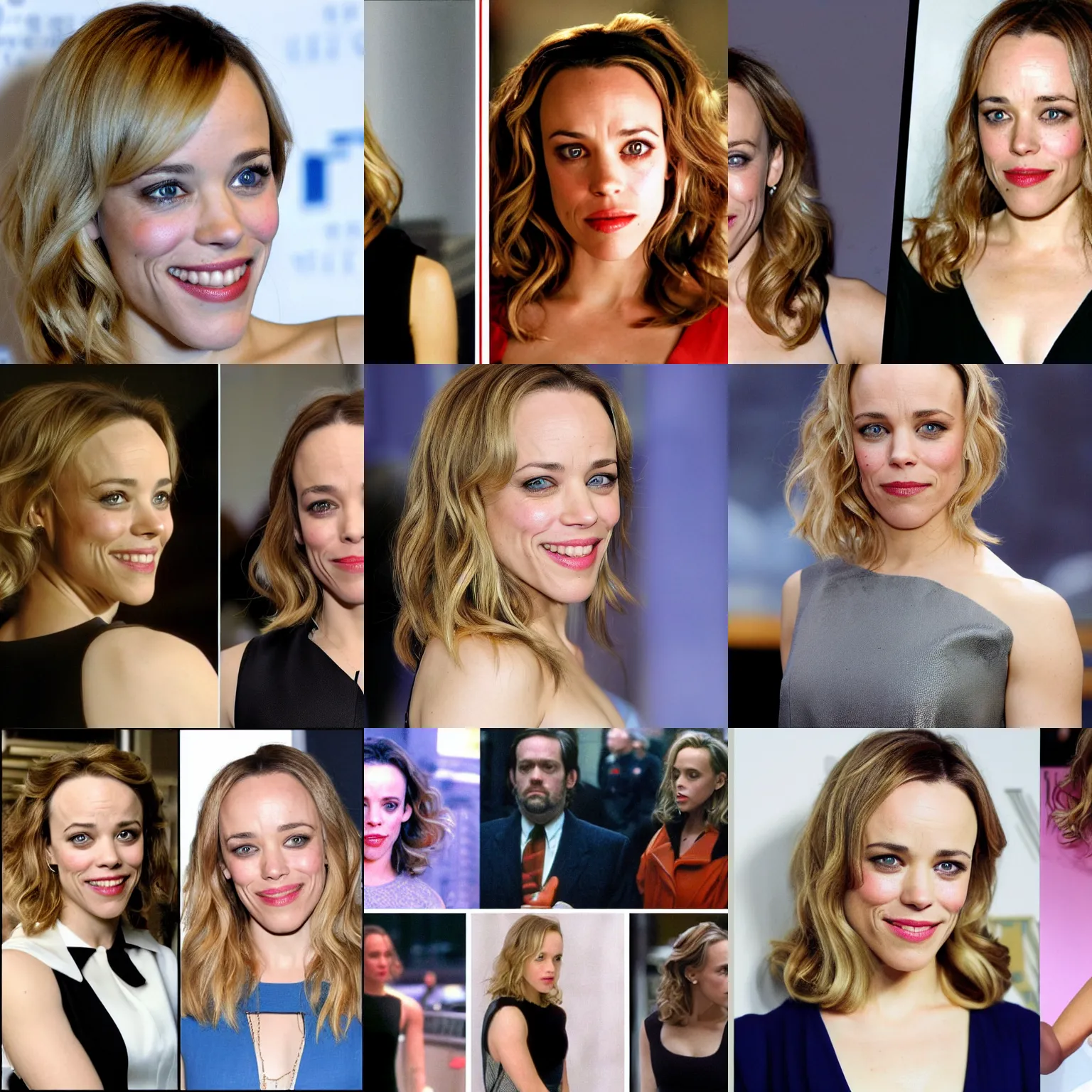 Prompt: rachel mcadams, kubrick stare. wtc. regina george did 9 / 1 1.